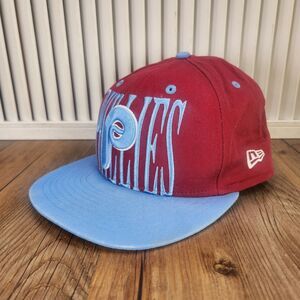 Philadelphia Phillies New Era Cooperstown Collection Snapback Hat Cap Red Blue